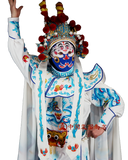 変面衣装-白龍-正面