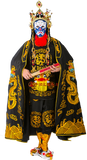 変面衣装-次世代変面-黒-正面